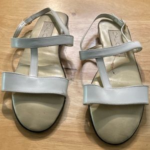 Calico -White Flat Shoes size 5.5